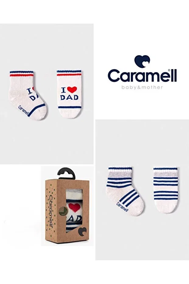 Детский набор носков для мальчиков коллекция Basics Caramell, Navy Blue — фото 2