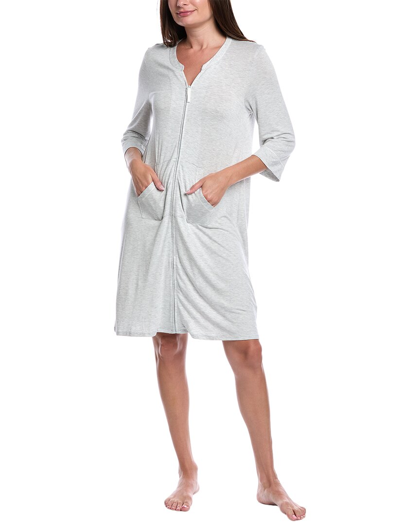 

Эллен Трейси Халат на молнии спереди Ellen Tracy, серый