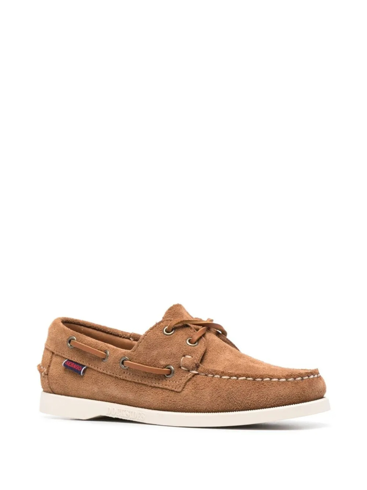Sebago топсайдеры на контрастной подошве, коричневый — фото 2