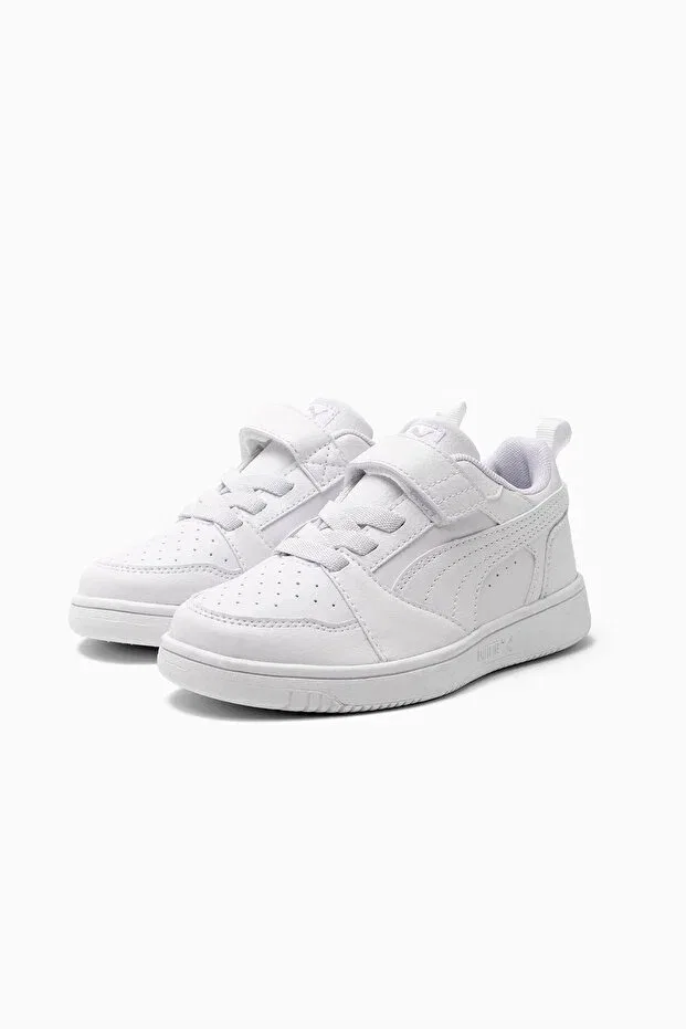 Детские кроссовки для мальчиков с длинным шнурком Puma, White — фото 2