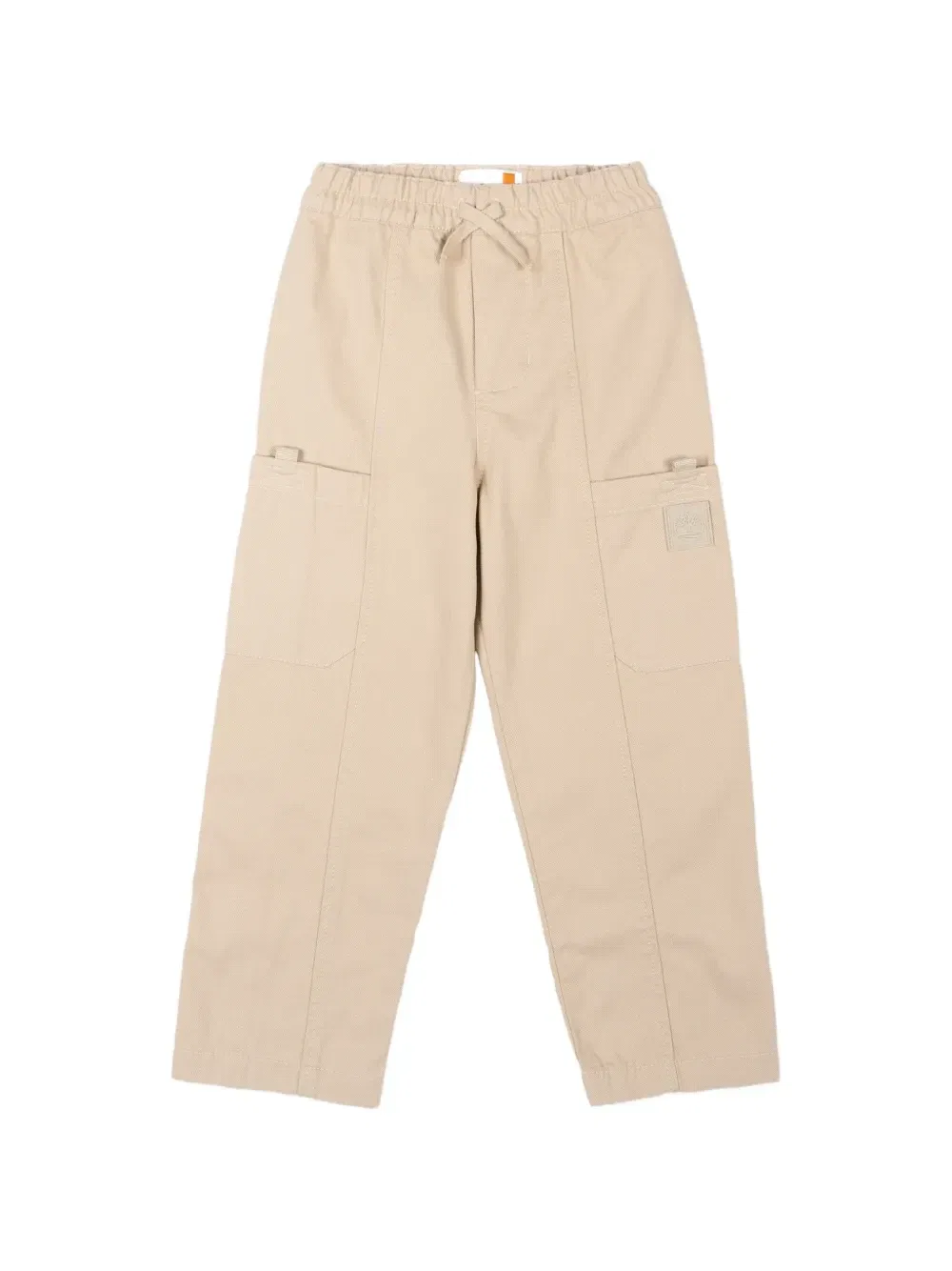 Брюки карго с нашивкой-логотипом Timberland Kids, бежевый