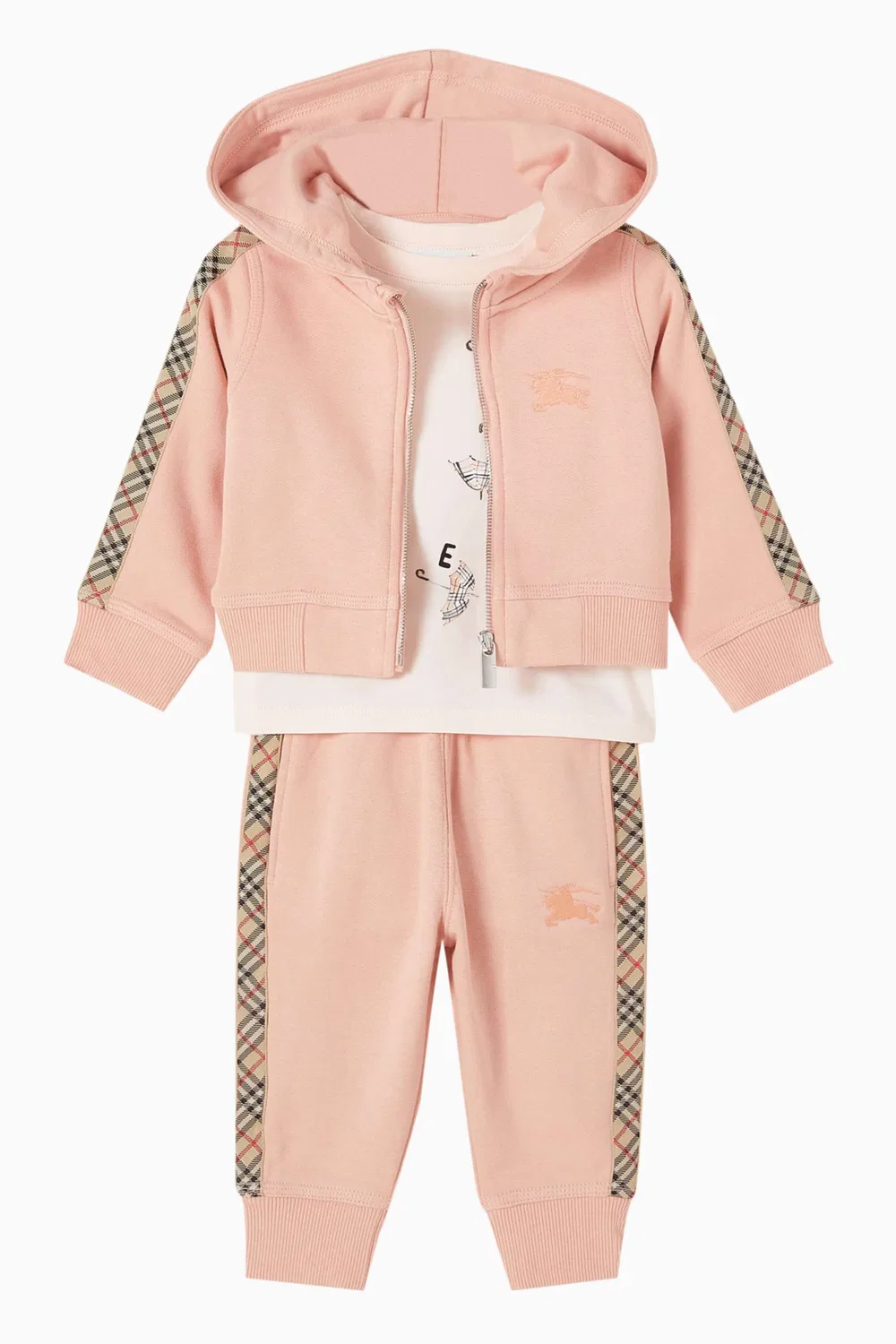 Худи на молнии с контрастной тесьмой Burberry — фото 2