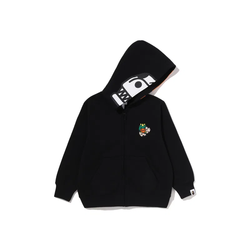 Детский свитшот с капюшоном A BATHING APE, Red RDX — фото 3