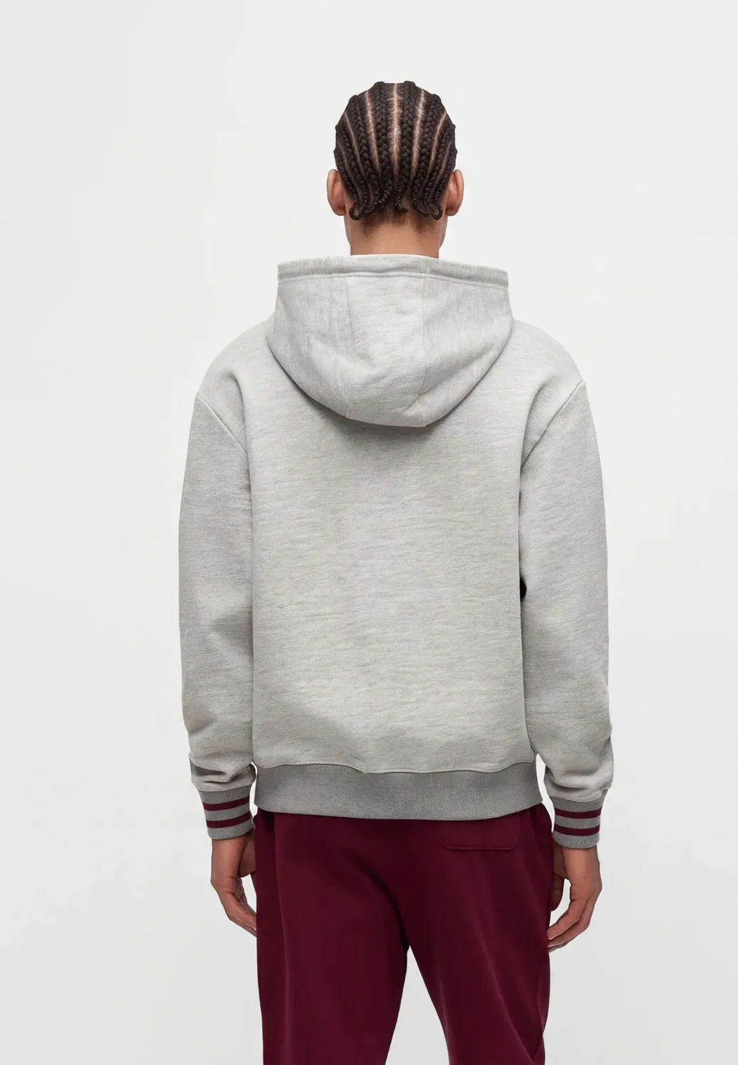 Худи Varsity Embro RLX - худи Tommy Hilfiger, Light Grey Heather — фото 3