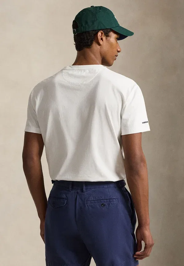 Футболка с принтом Polo Ralph Lauren, белый — фото 3