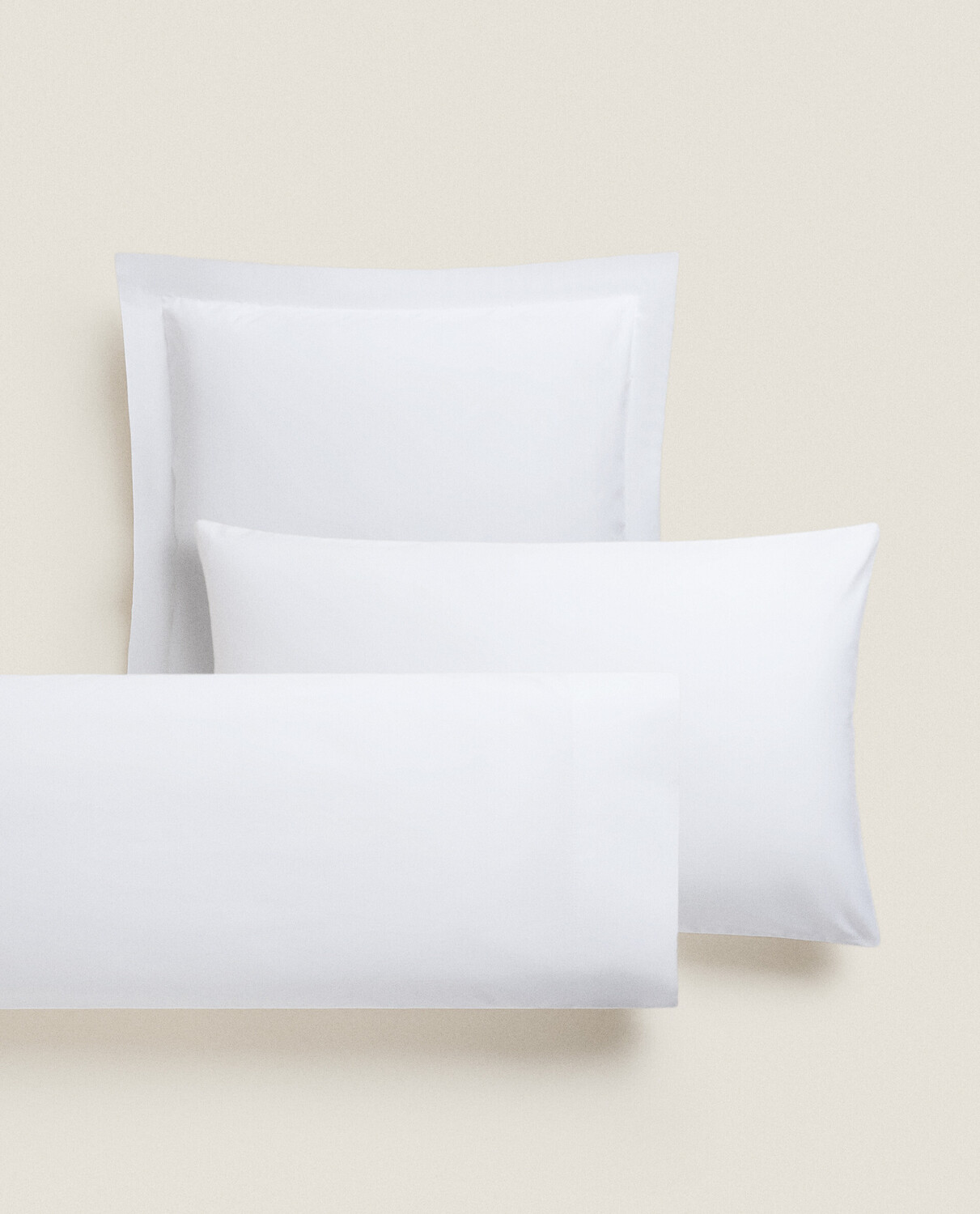 

Наволочка Zara Home Cotton Percale Pillowcase, белый