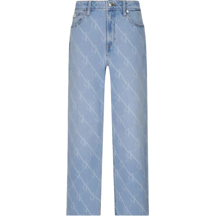 Женские джинсы прямого кроя Calvin Klein, Denim Light Blue