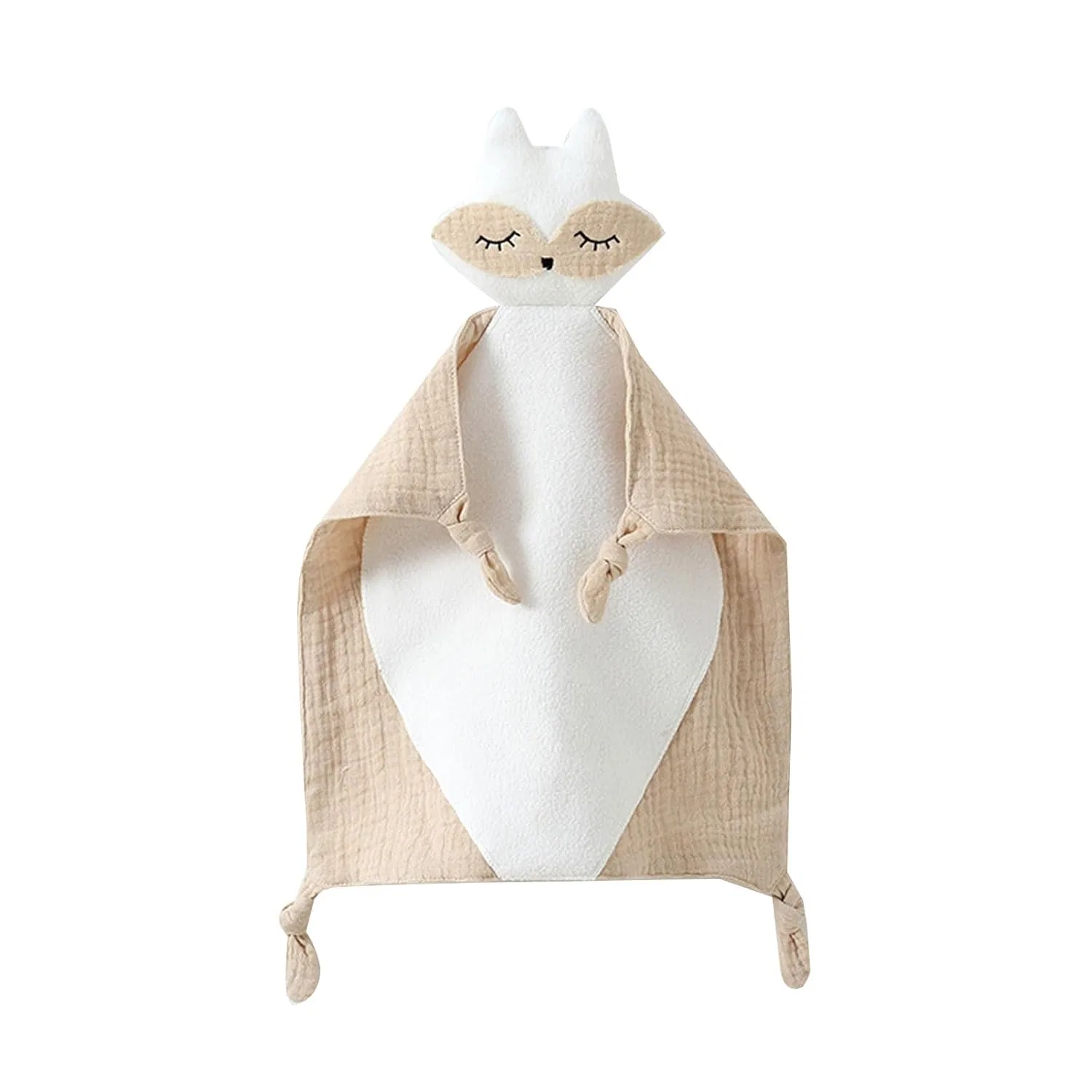 Успокаивающее полотенце LittleFox, Hangsu, 28x28 см, Light Khaki