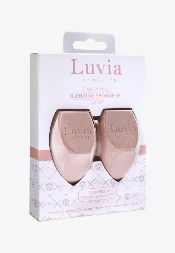 Набор спонжей для макияжа Diamond Drop, Luvia Cosmetics, Rose, розовый — фото 2
