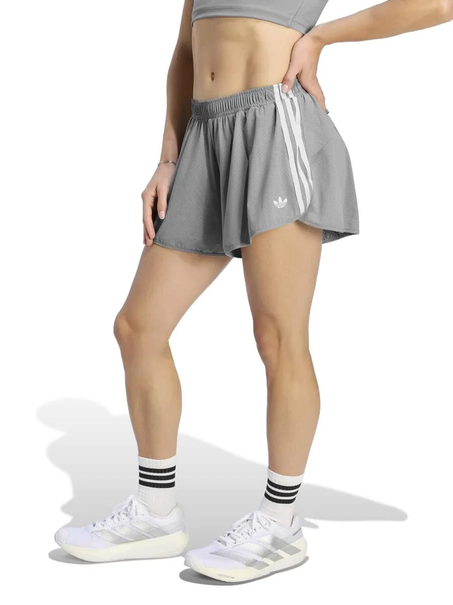 Спортивные брюки ADIDAS PERFORMANCE свободного кроя серого цвета — фото 2