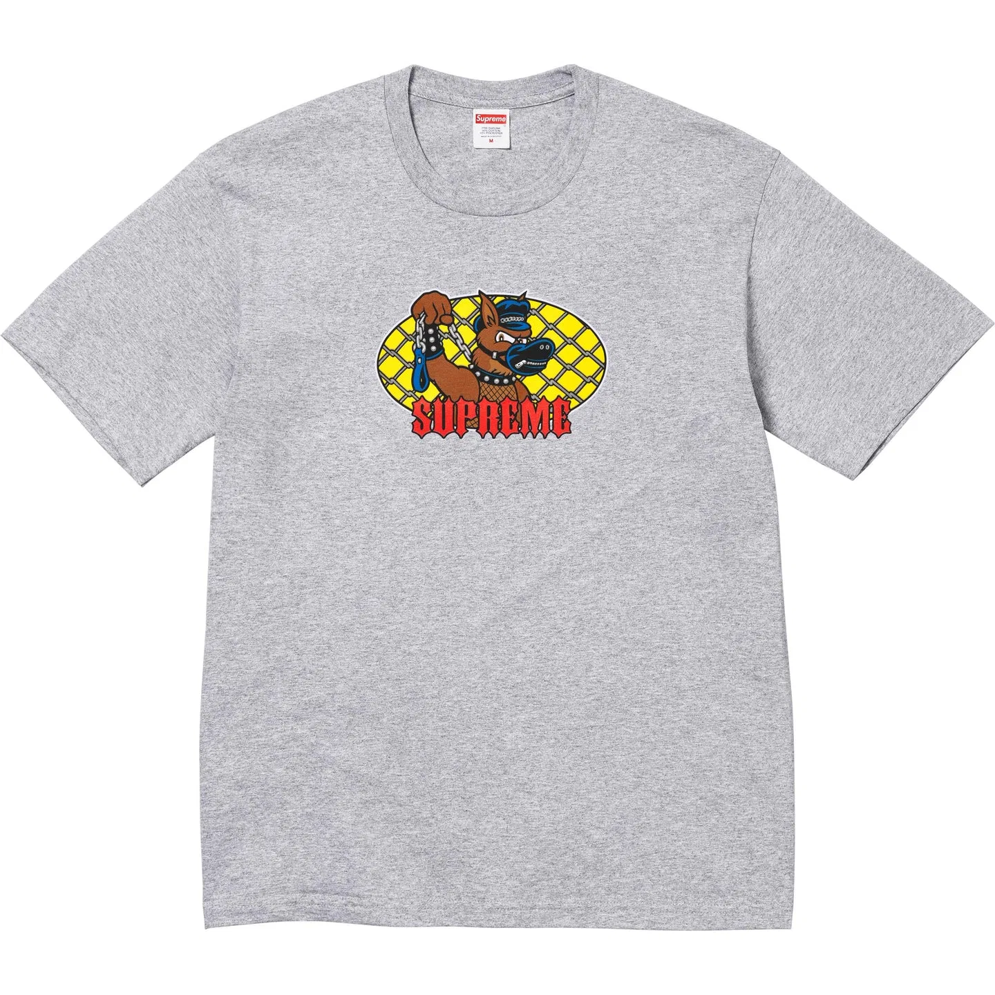 Футболка детская с круглым вырезом Supreme SS26 T Shirts Unisex Crew Neck Straight Fit, Heather Grey
