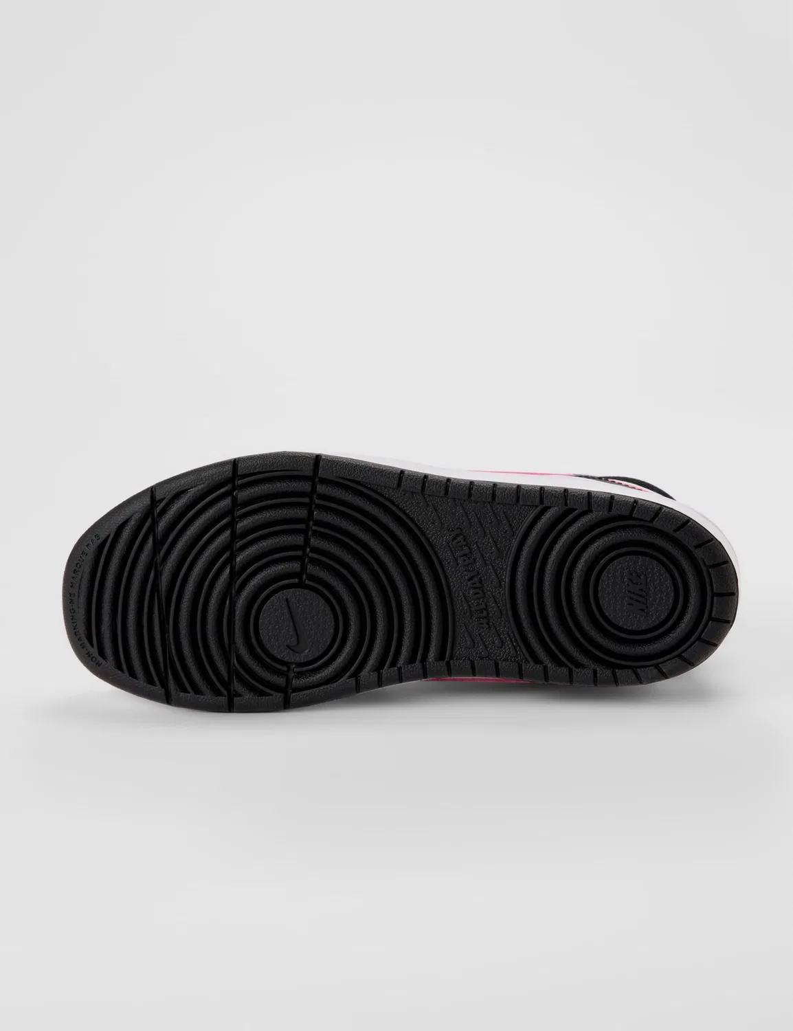 Детские кроссовки для мальчиков с закрытым носком NIKE Court Borough Mid 2, Black Sunset Pulse White — фото 3