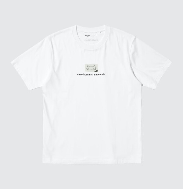 Футболка Uniqlo UT Peace For All — Haruki Murakami