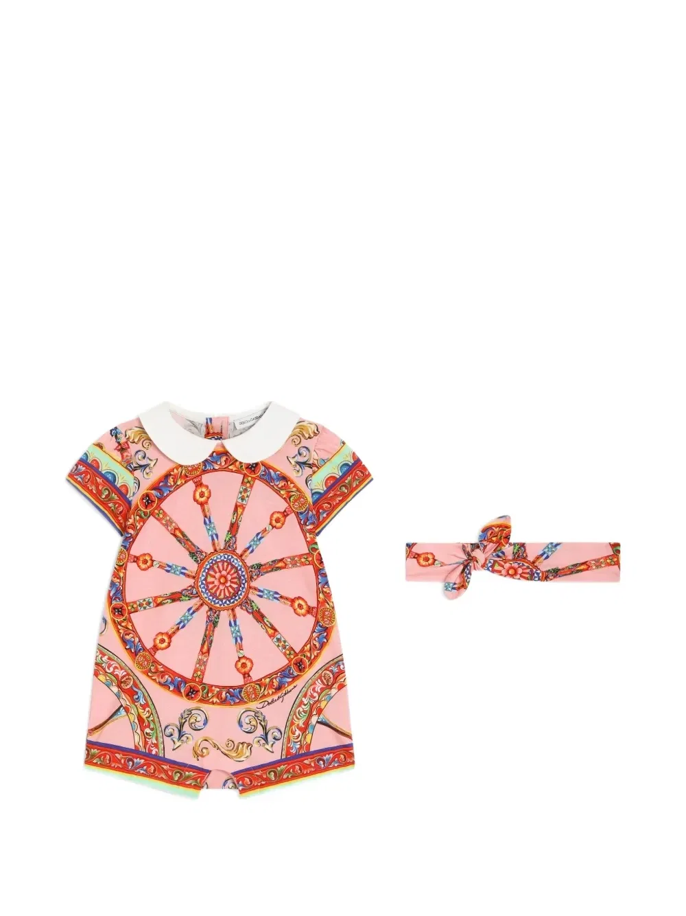 Подарочный набор с принтом Carretto Dolce & Gabbana Kids, розовый