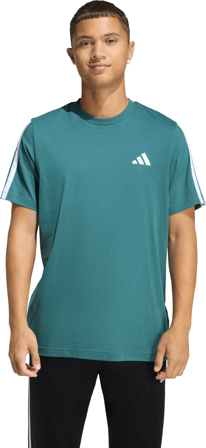 Мужская футболка с коротким рукавом Adidas, зеленый — фото 2