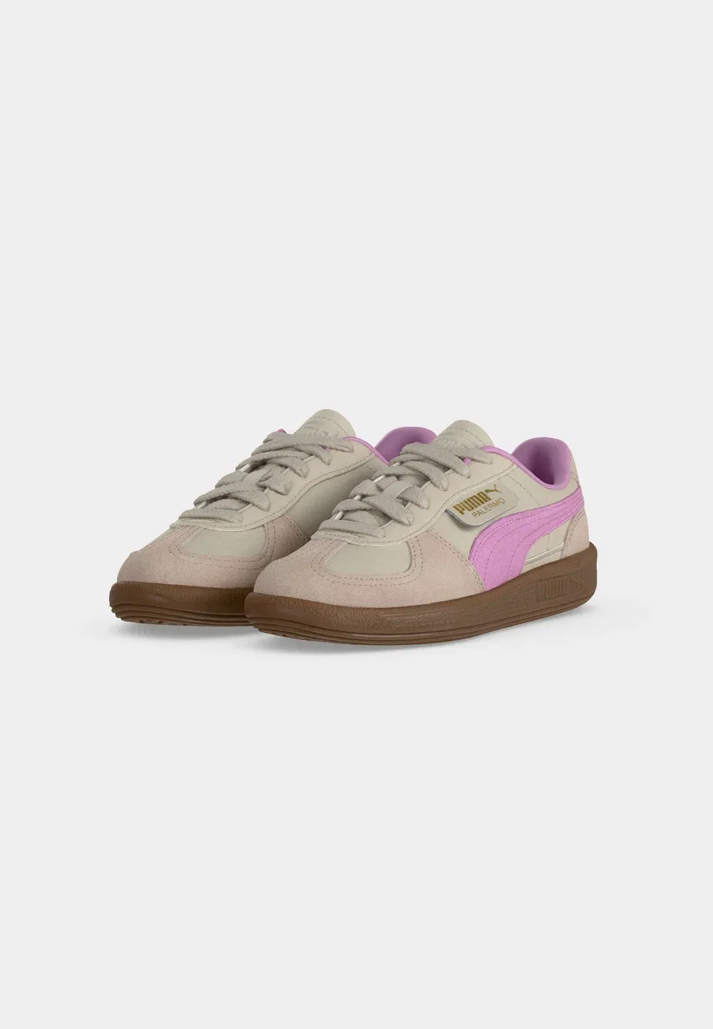 Детские туфли Palermo jr унисекс Puma, Silver-Coloured Fog/Mauve Glow — фото 3