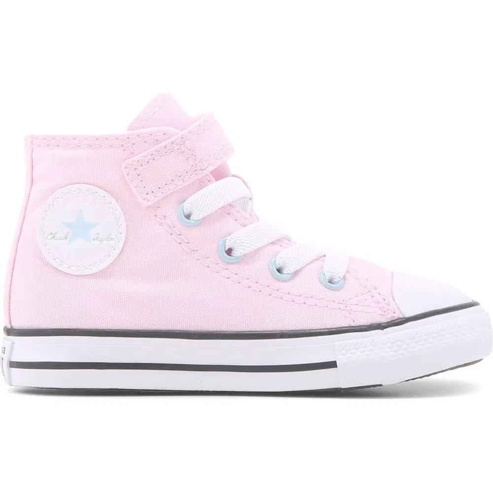 Детские высокие кроссовки Chuck Taylor All Star 1V для малышей Converse, Pink/Bloom — фото 2