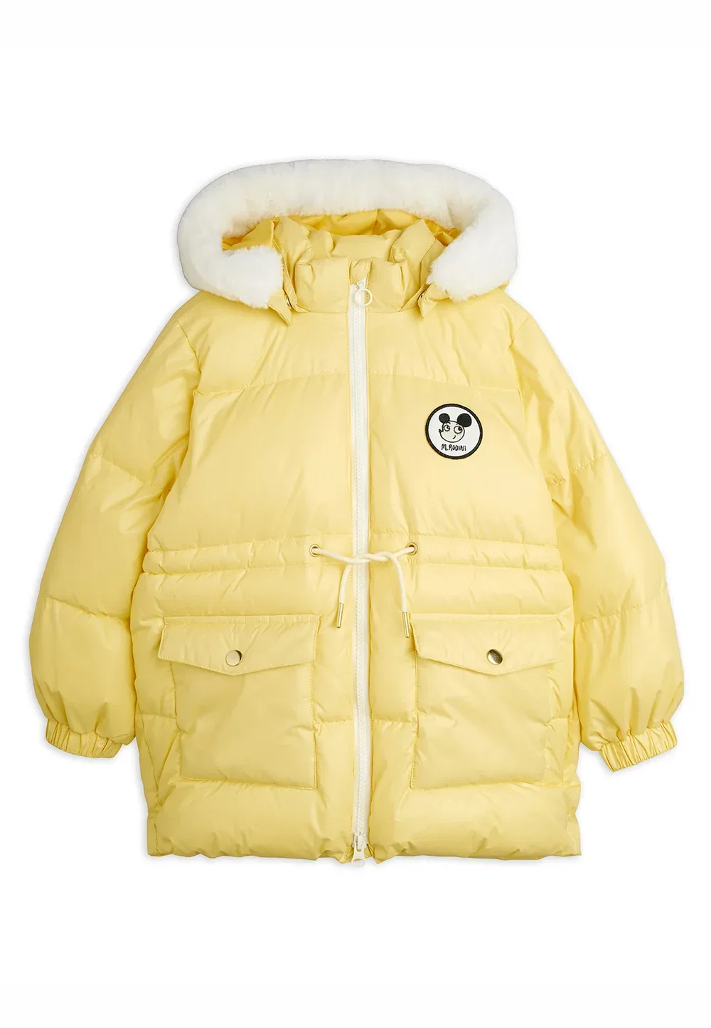 Зимняя куртка унисекс с нашивкой Ritzratz Mini Rodini, Yellow