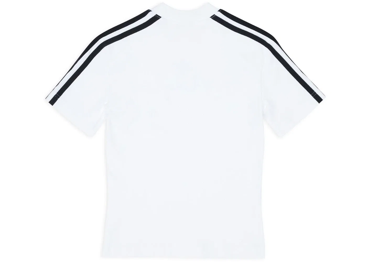 Женская футболка с принтом Balenciaga x Adidas Shrunk Balenciaga, White — фото 2