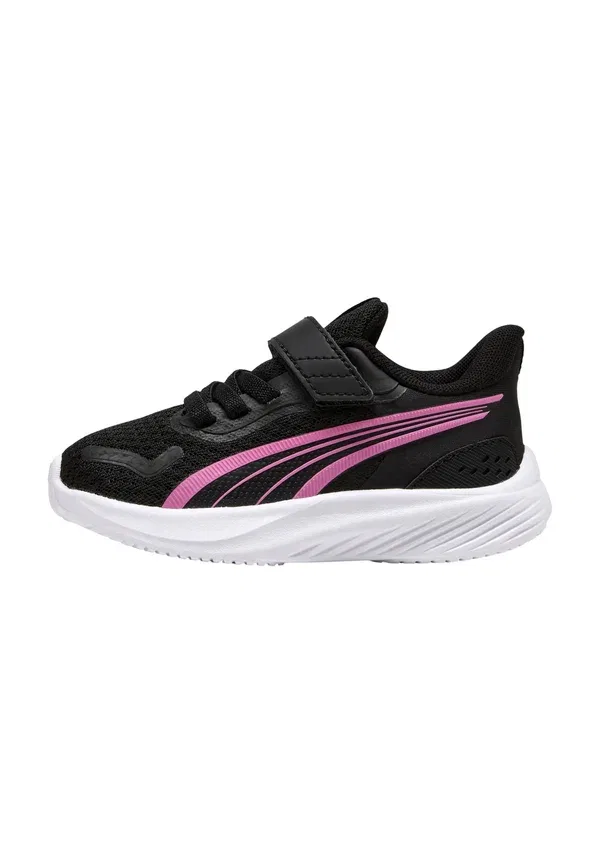 Ботинки с липучкой Baby Shoes Puma, Noir Posie Rose Blanc
