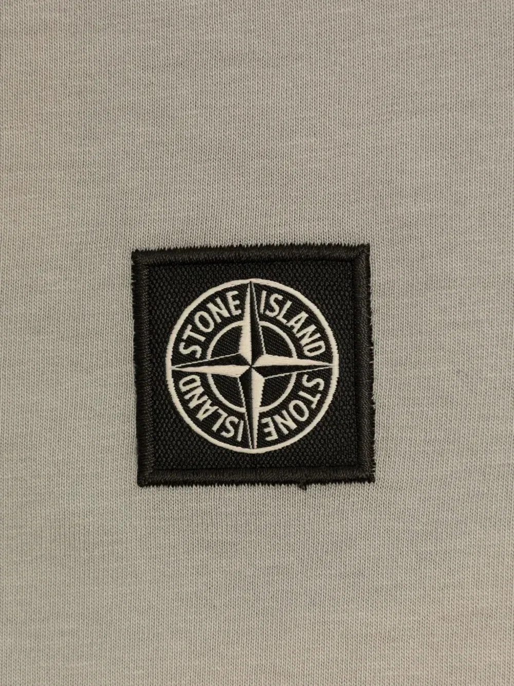 Футболка с логотипом-нашивкой Stone Island Junior, зеленый — фото 3