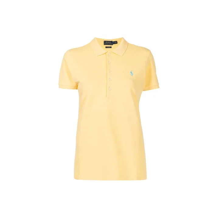 Женский поло с коротким рукавом Polo Ralph Lauren, Yellow