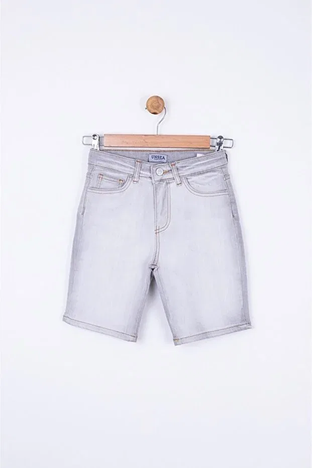 Детские шорты для мальчиков хлопковые Sportswear Nk Kids, Gray — фото 3