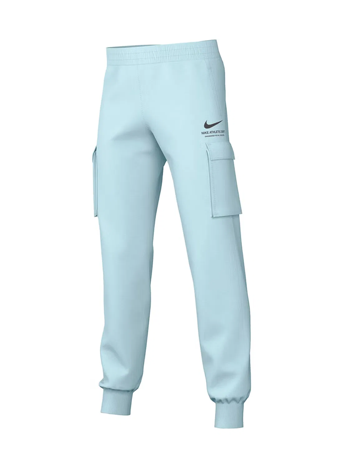 Штаны из футера с мягкой подкладкой Nike, голубой