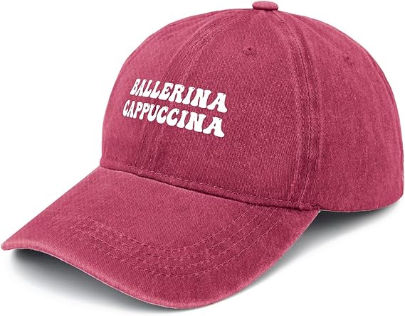 

Кепка Ballerina Cappuccina, винный розовый