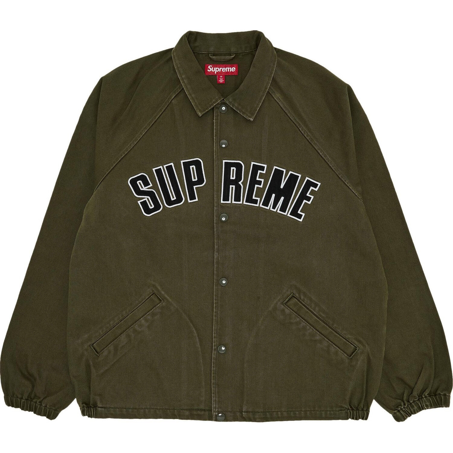 

Куртка Supreme Arc Denim Coaches, оливково-зеленый