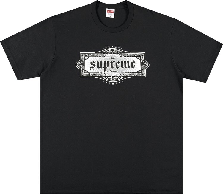 

Футболка Supreme Top Shotta Tee 'Black', черный