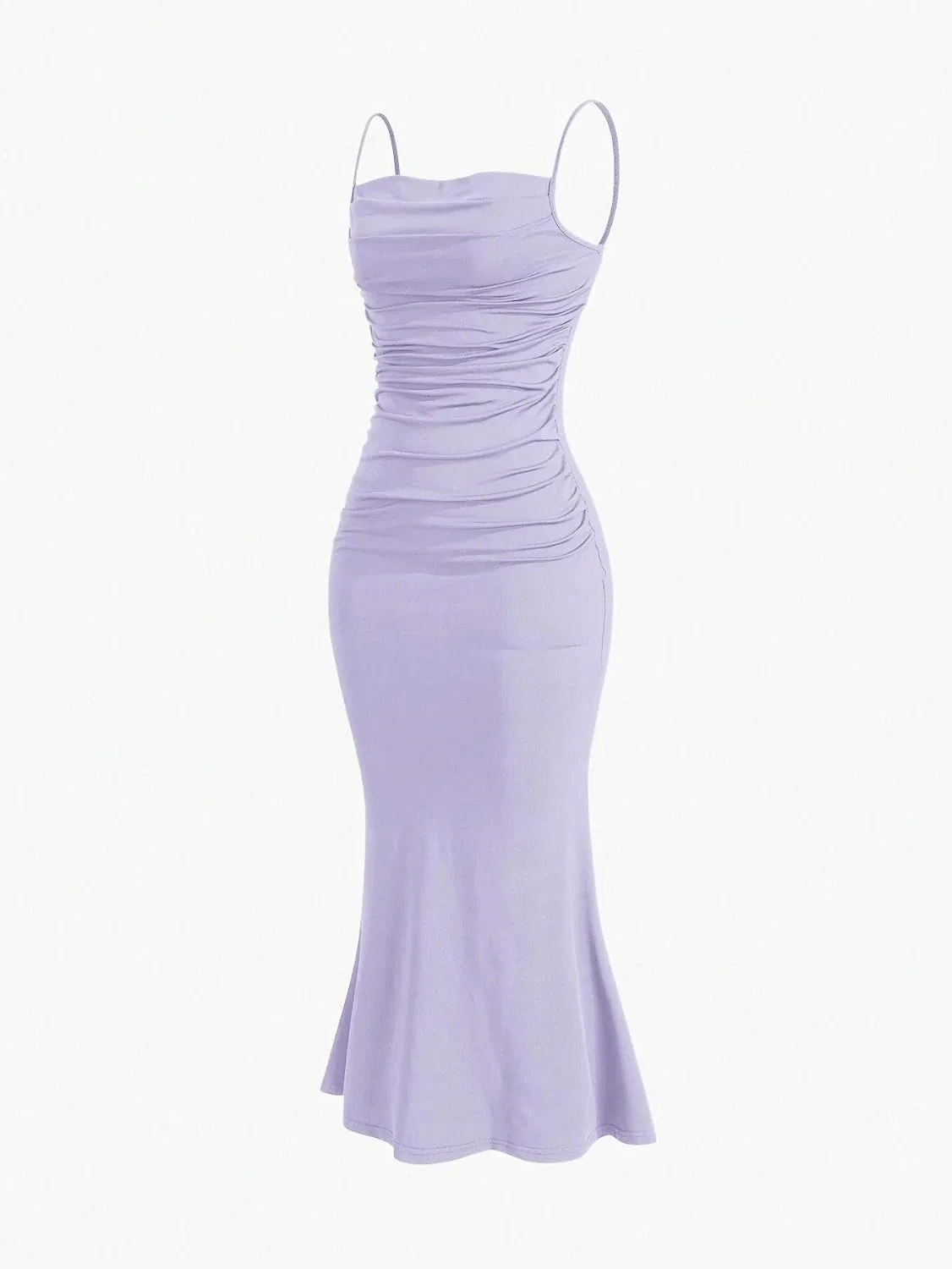 Женское элегантное платье без рукавов с открытой спиной Generic, Mauve Purple — фото 3