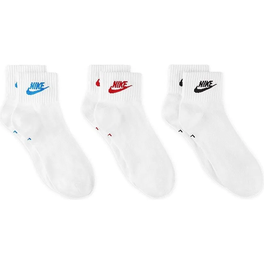 Комплект носков с мягкой текстурой Nike U NK NSW Everyday Essential An, M, Белый — фото 4