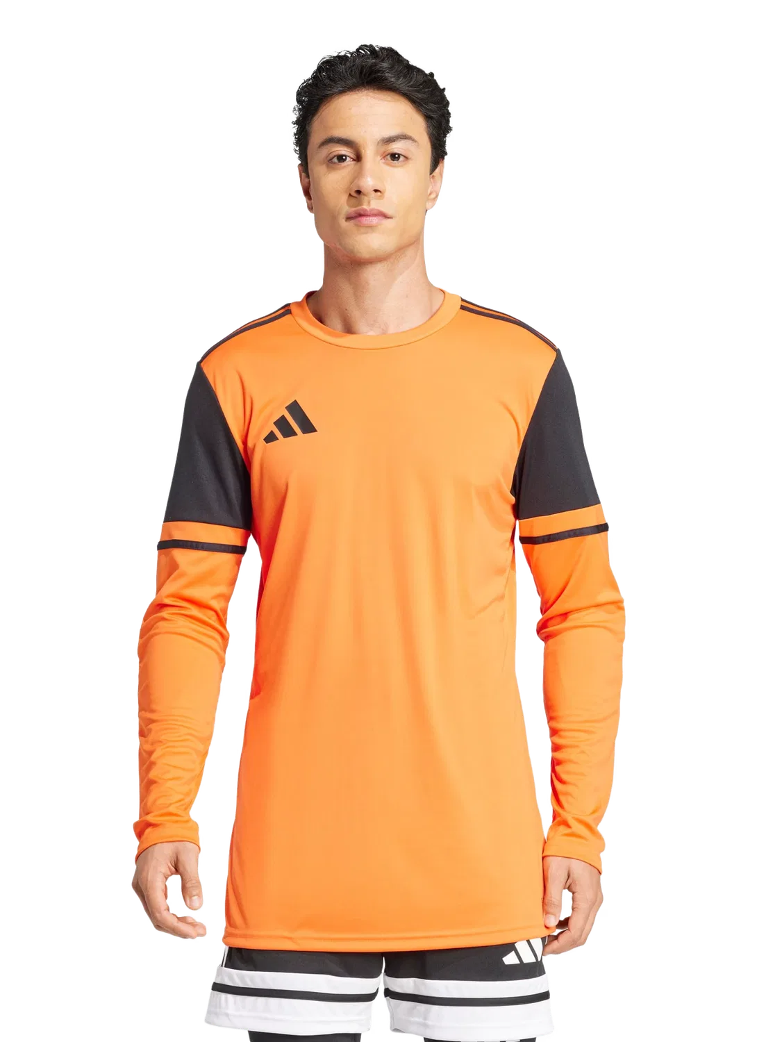 Мужская длинная футболка вратарская Adidas, оранжевый — фото 3