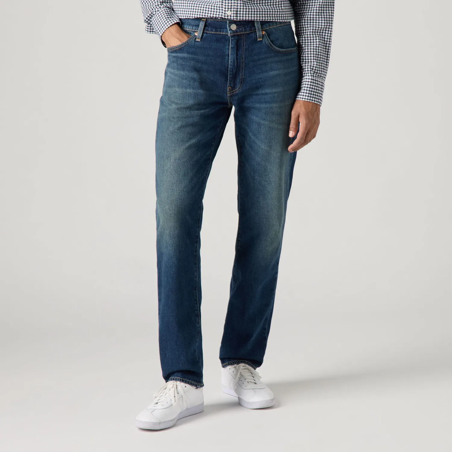 Мужские зауженные джинсы с заниженной талией Levi's, World View — фото 2