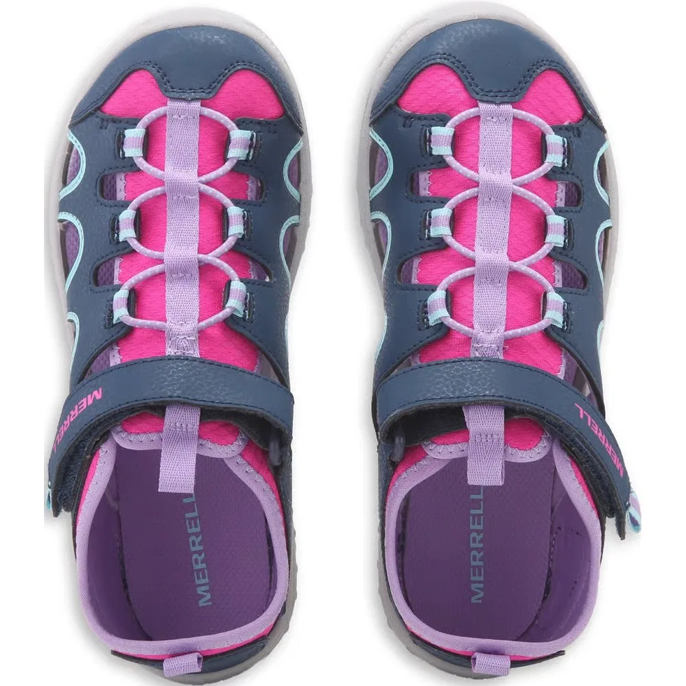 Детские водонепроницаемые ботинки Hydro Trekker Merrell, Navy/Pink — фото 4