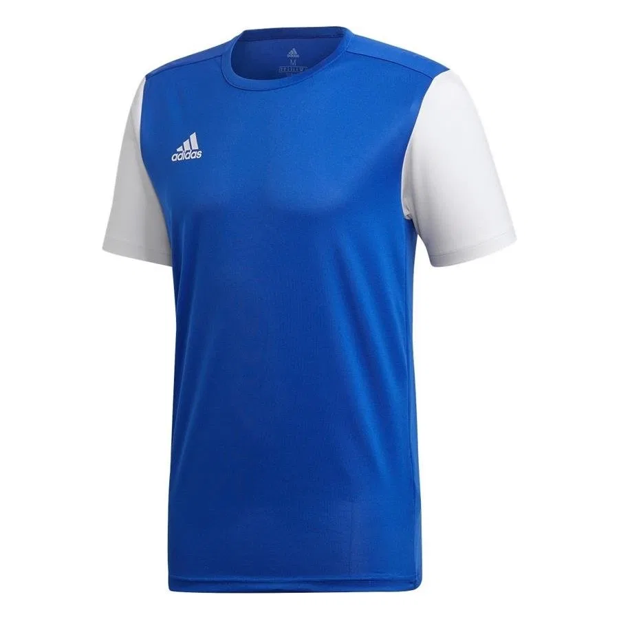 Футболка спортивная с коротким рукавом adidas ESTRO 19 JSY, Синий — фото 3