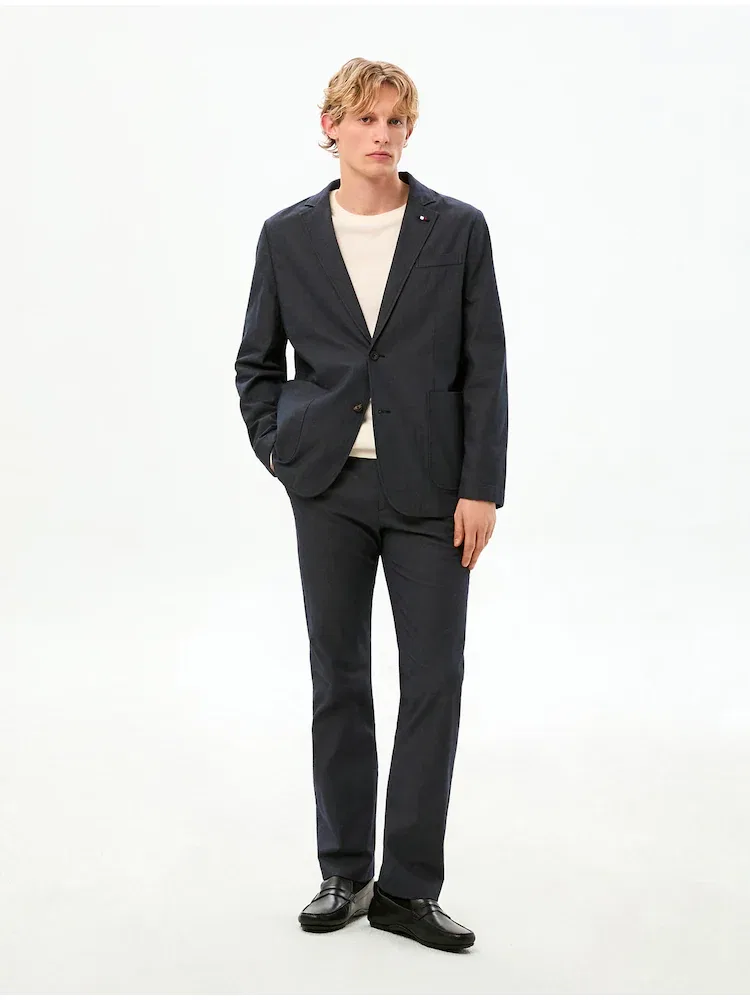 Брюки прямого кроя Den Ton Fit TOMMY HILFIGER, Navy