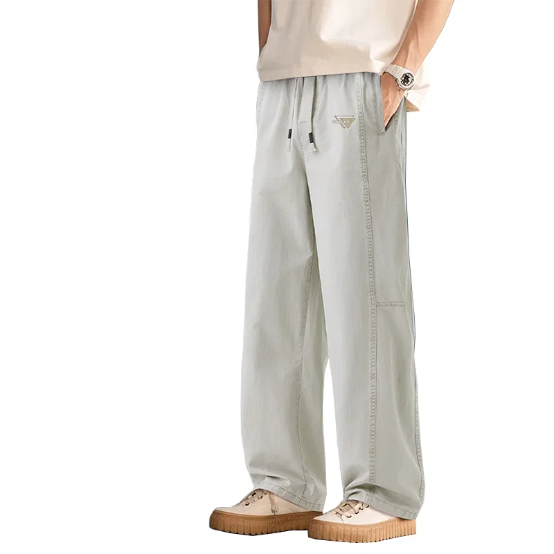 Детские штаны-карго с завышенной талией Tonlion, Цвет Pure Cotton Curved Knife Pants Apricot