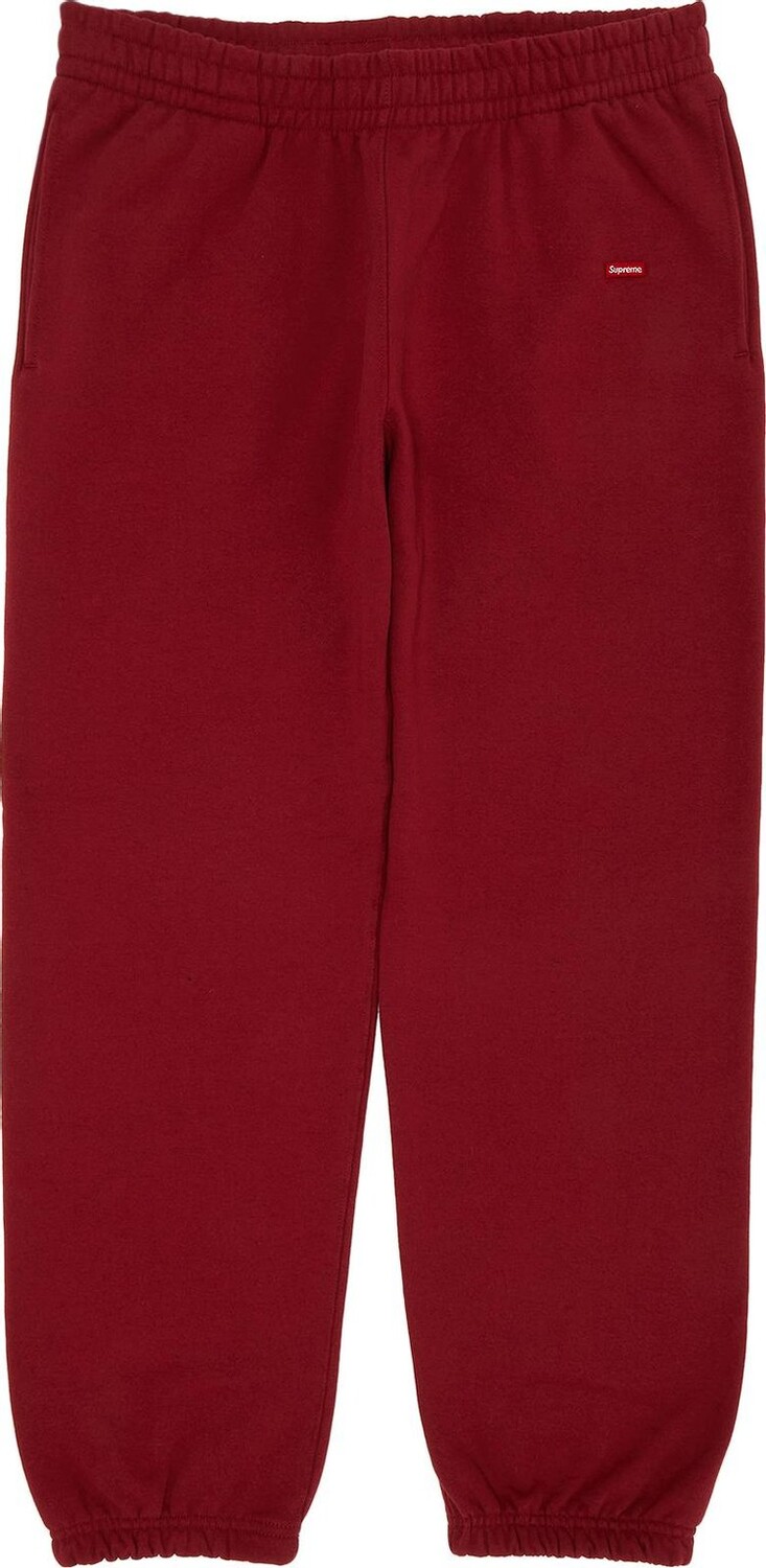 

Спортивные брюки Supreme Small Box Sweatpant 'Dark Red', красный