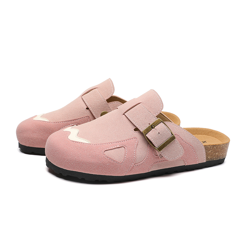 ZHR Закрытые тапочки женские розовые, цвет Pink