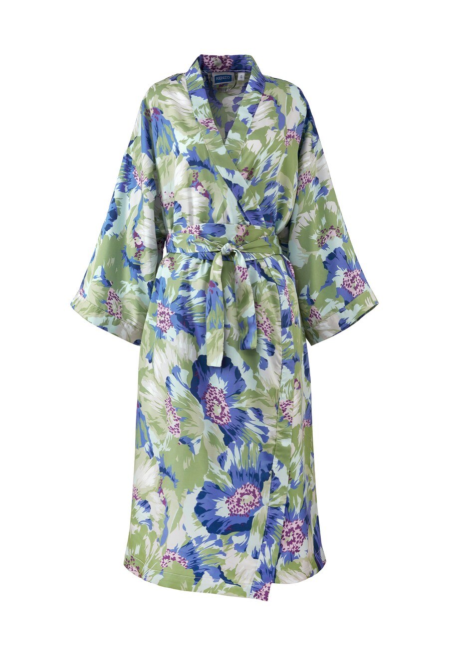 

Халат Kenzo Home Long Bathrobe, цвет navy/olive