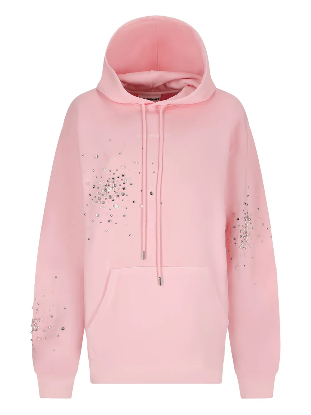 

Худи, украшенное кристаллами DES PHEMMES, розовый