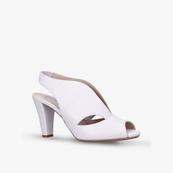 Кожаные сандалии Arabella с вырезами Carvela Comfort, цвет bone — фото 3