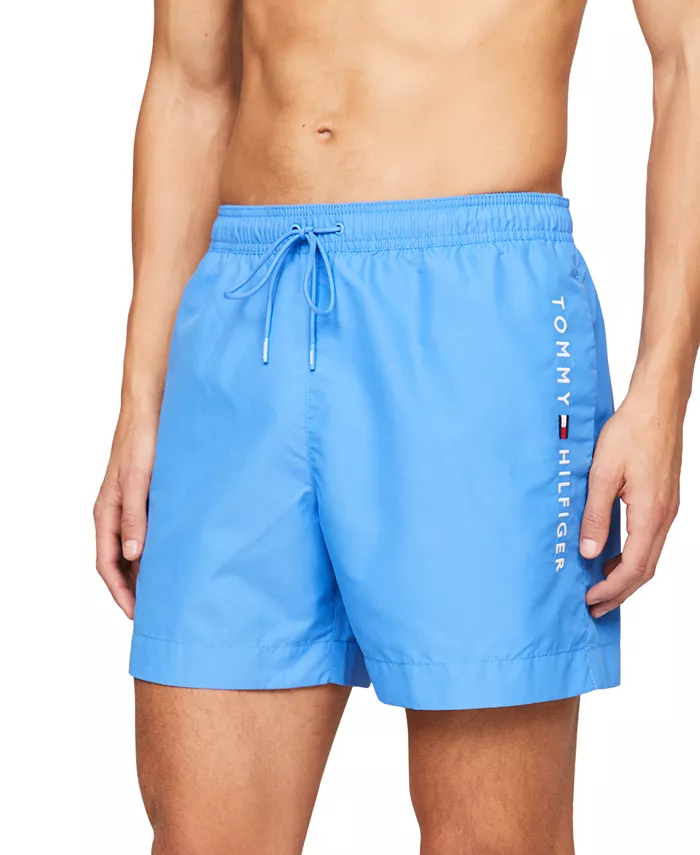

Мужские плавки с поясом-шнурком и логотипом, 7" Tommy Hilfiger, синий