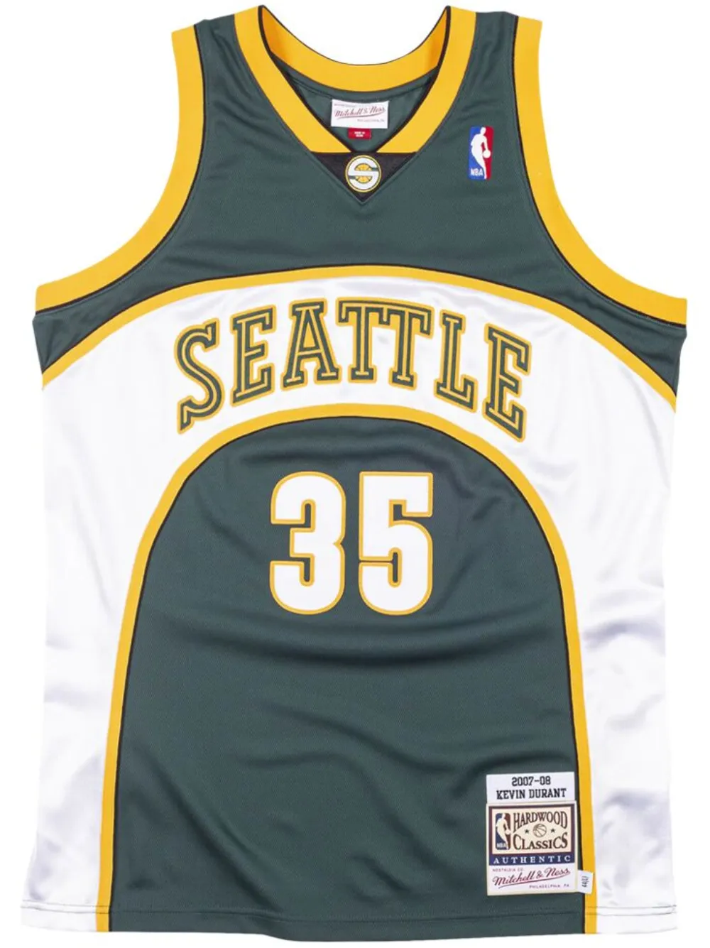 

Топ NBA Seattle Supersonics 07 Kevin Durant Mitchell & Ness, зеленый