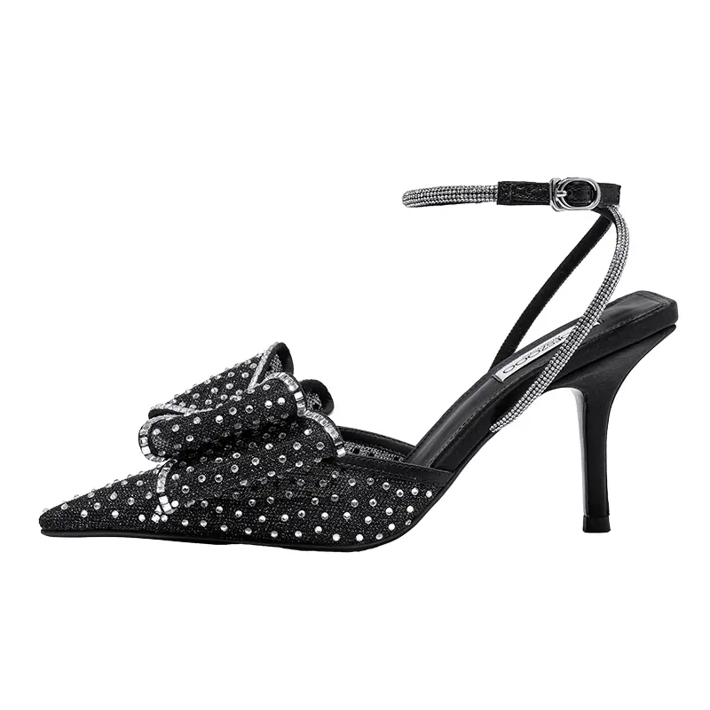 SHOESZOOO Туфли на высоком каблуке 8,5 см, женские, Hepburn, черные