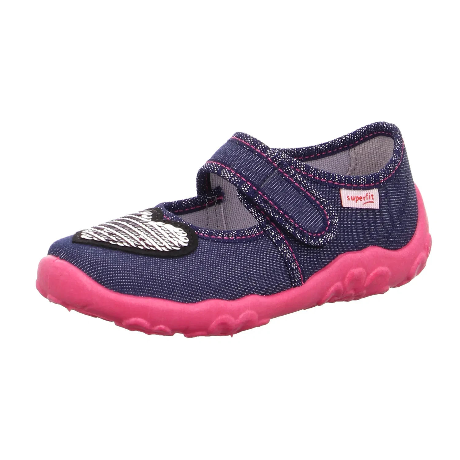 Домашние тапочки с цветочным мотивом Superfit, синий