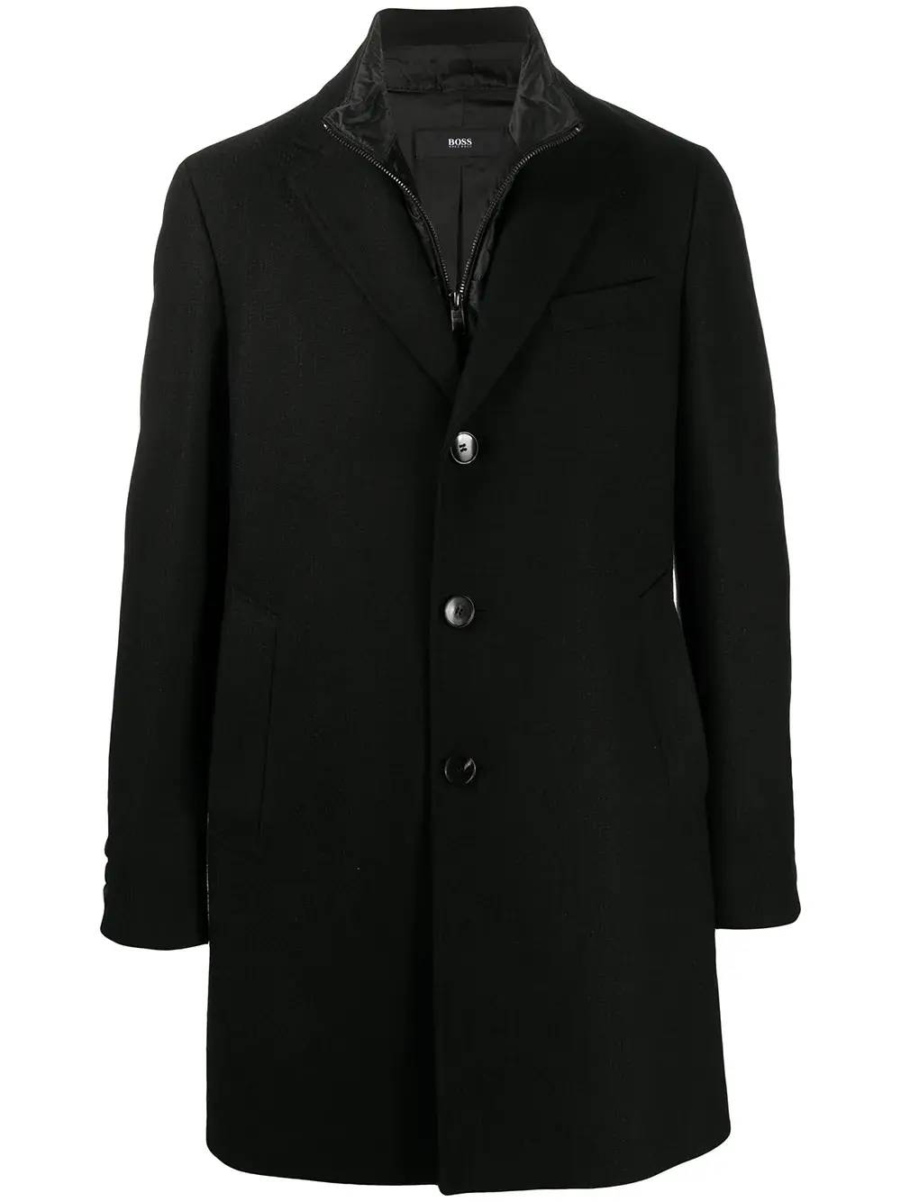 

Многослойное пальто BOSS, черный