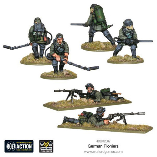 

Фигурки German Pioneers Warlord Games